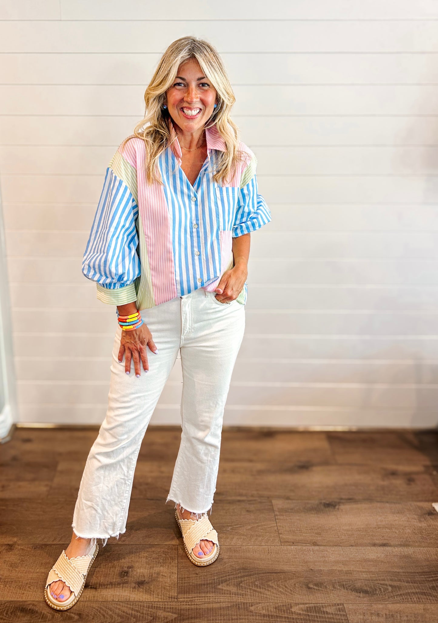 Boardwalk Breeze Stripe Top