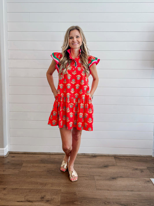 Tropical Punch Mini Dress