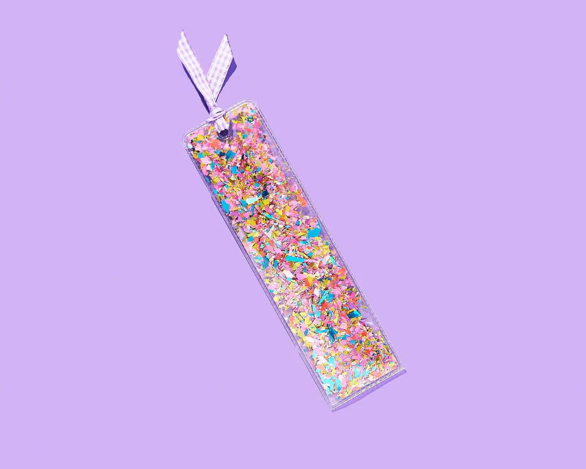 happy confetti bookmark