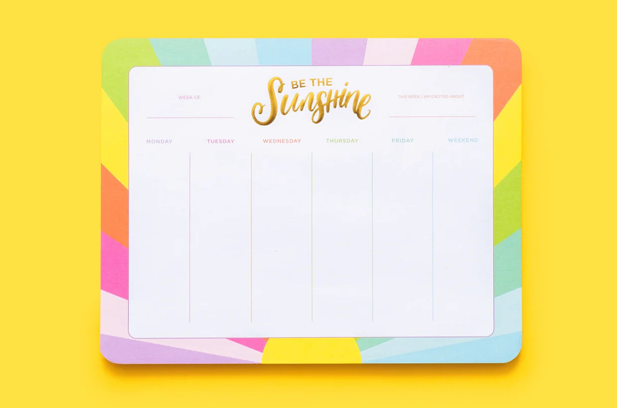 “Be the Sunshine” Weekly Planner