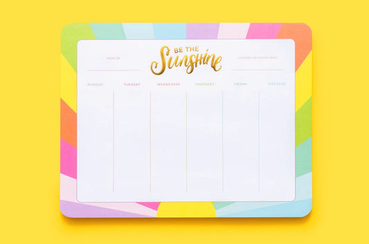 “Be the Sunshine” Weekly Planner