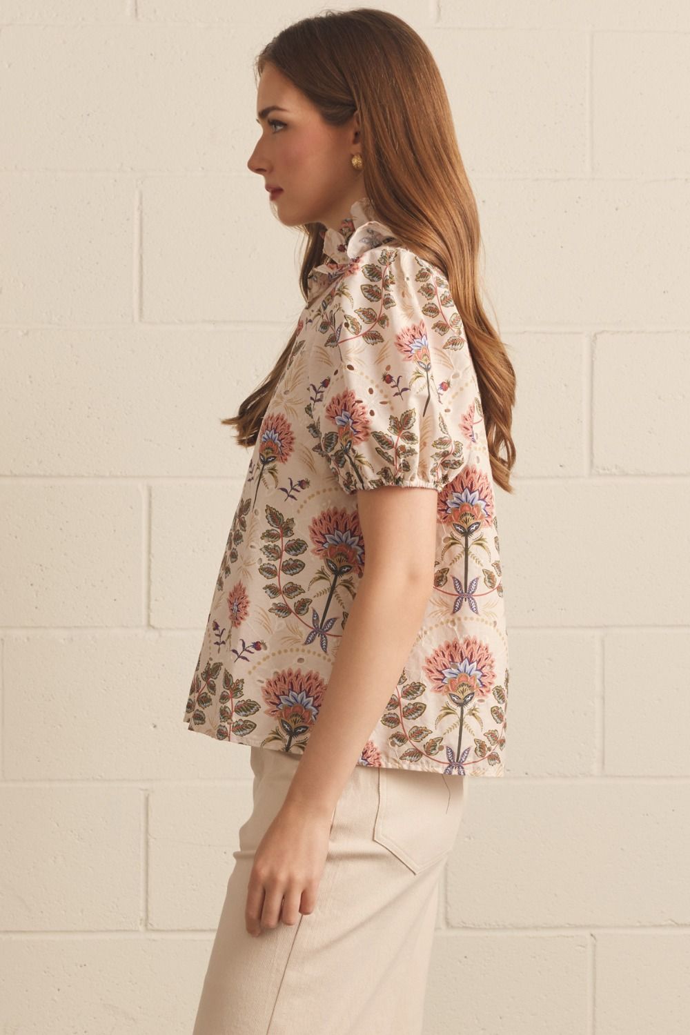 Amy Eyelet Top