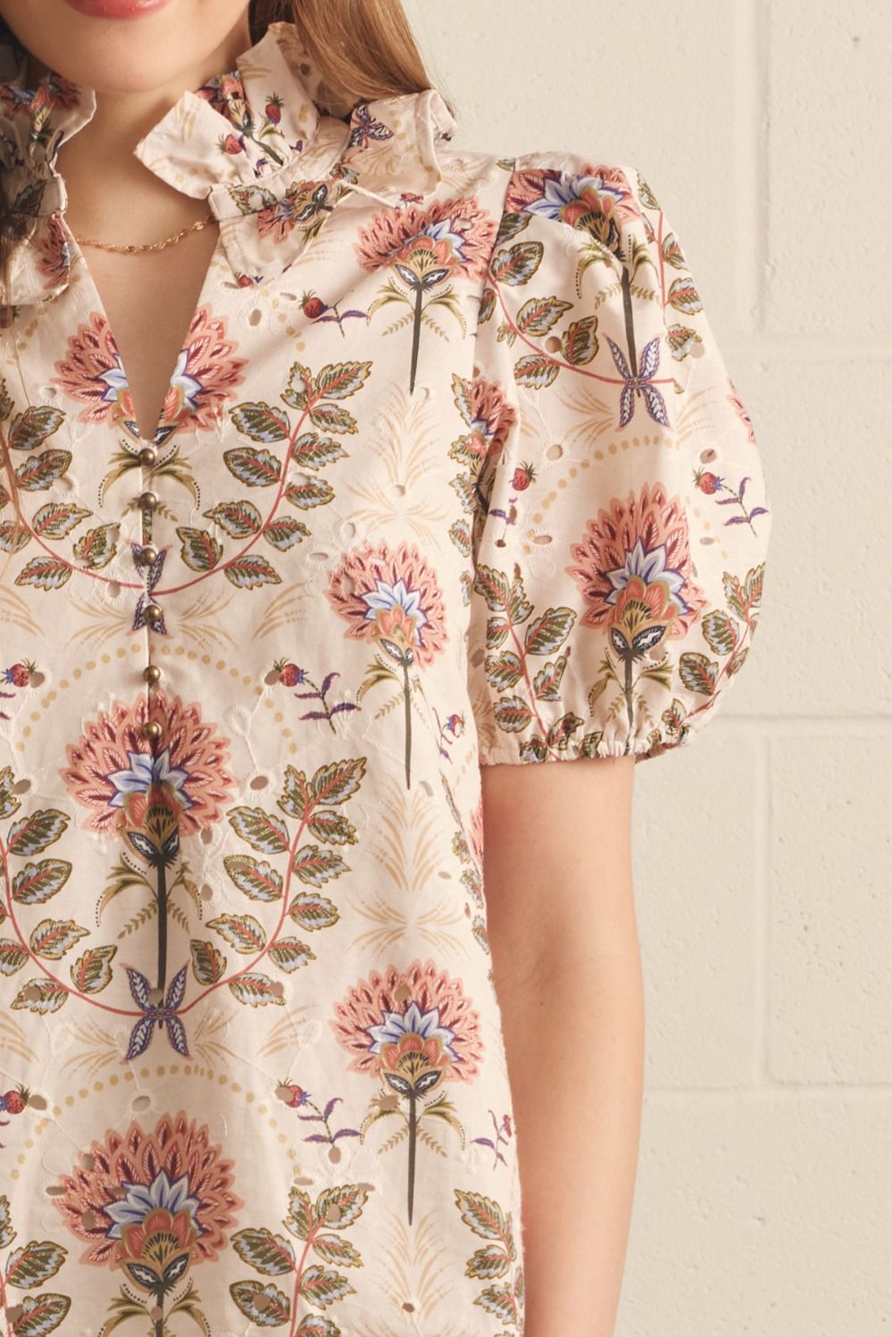 Amy Eyelet Top