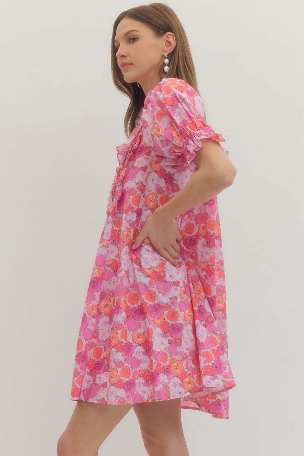 Pink Floral Mini