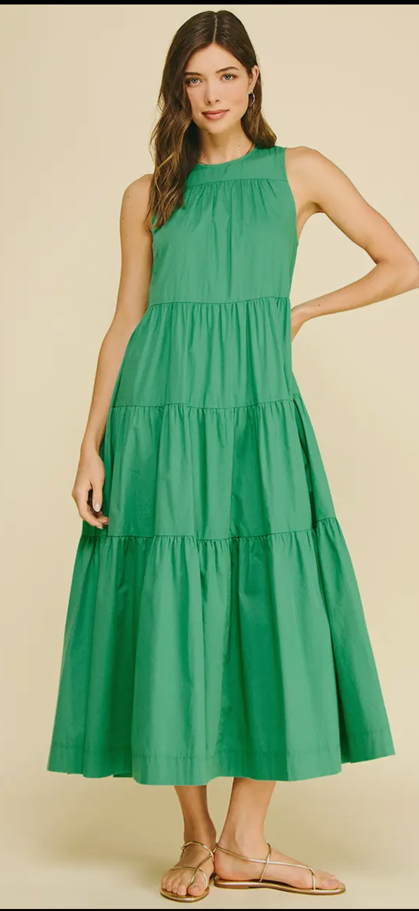 Green Garden Maxi Dress