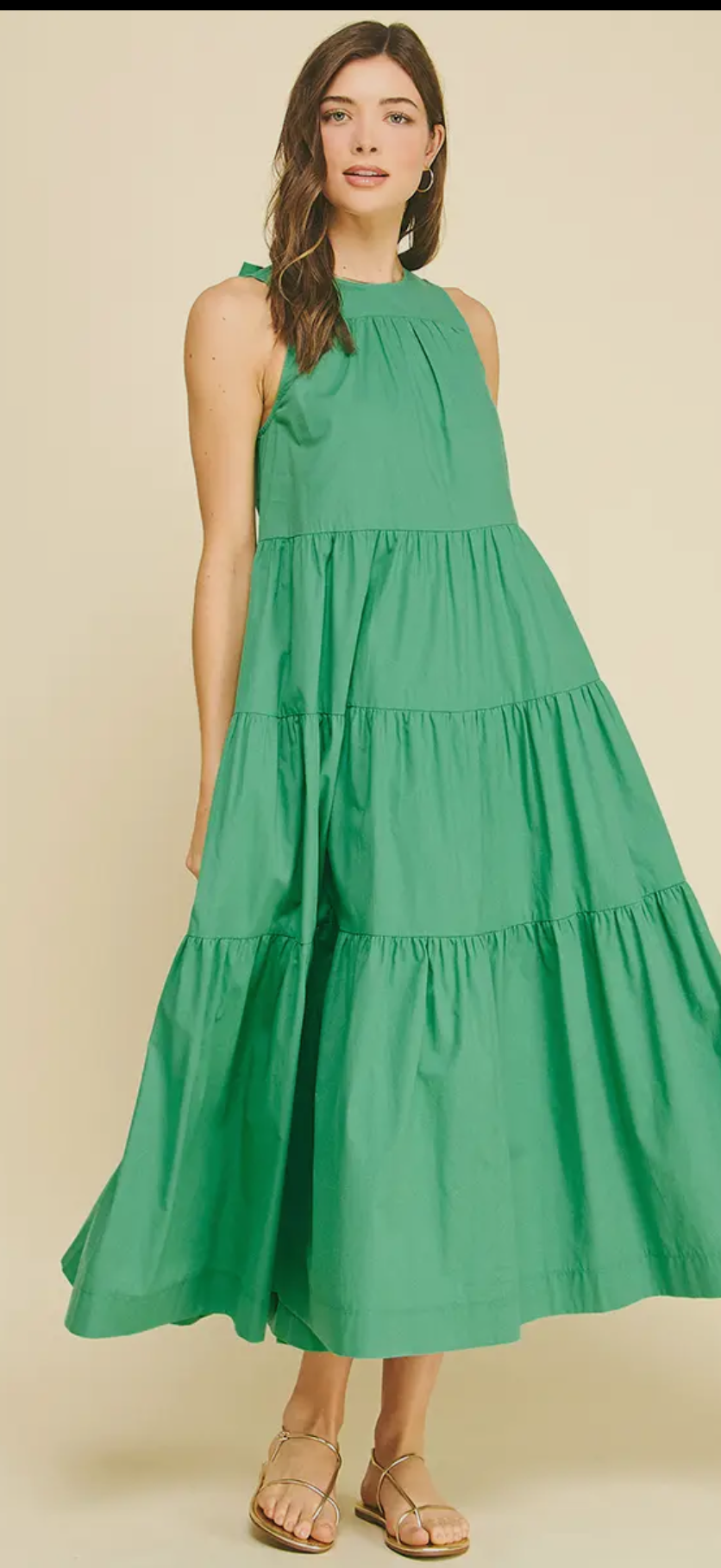 Green Garden Maxi Dress