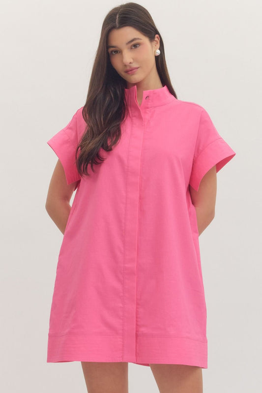 Summer Lovin Mini Dress-Pink