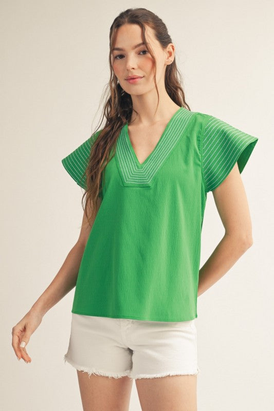 Emma Green V-Neck