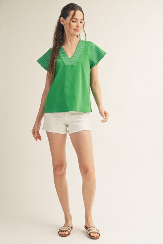 Emma Green V-Neck