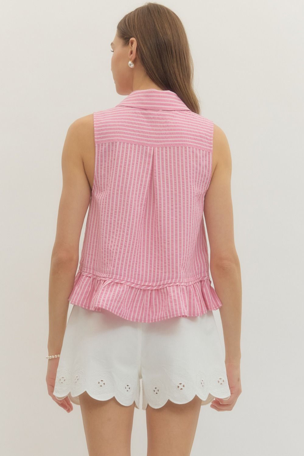 Summer Sorbet Ruffle Top Pink