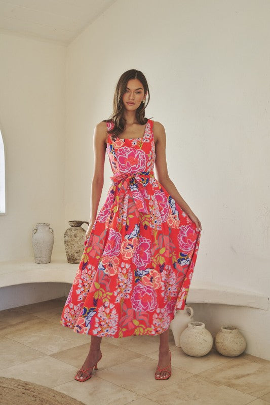 Rayen Sleeveless Midi Dress