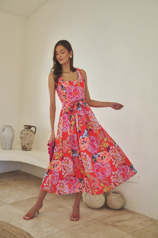 Rayen Sleeveless Midi Dress