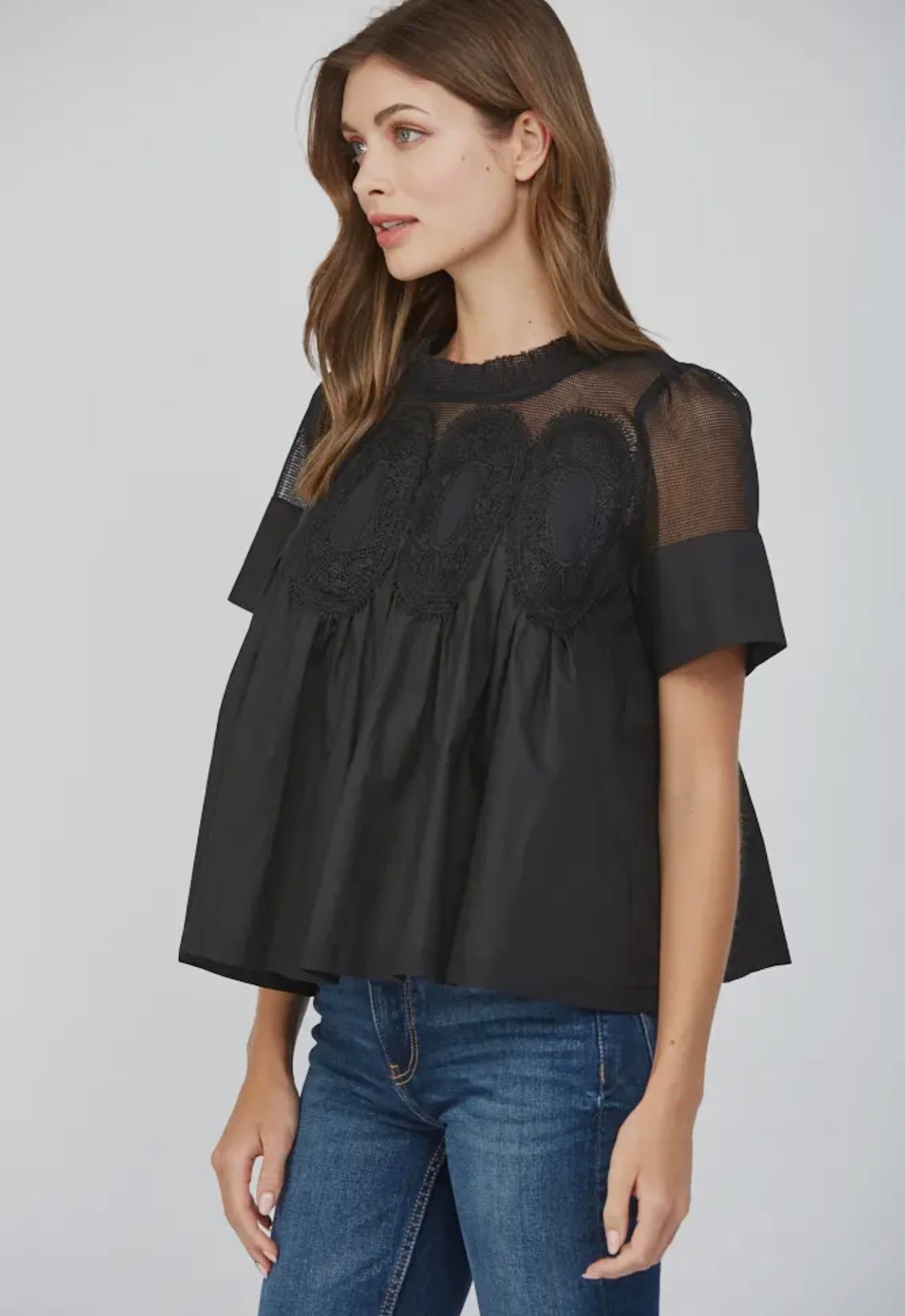 Sheer Puff Top