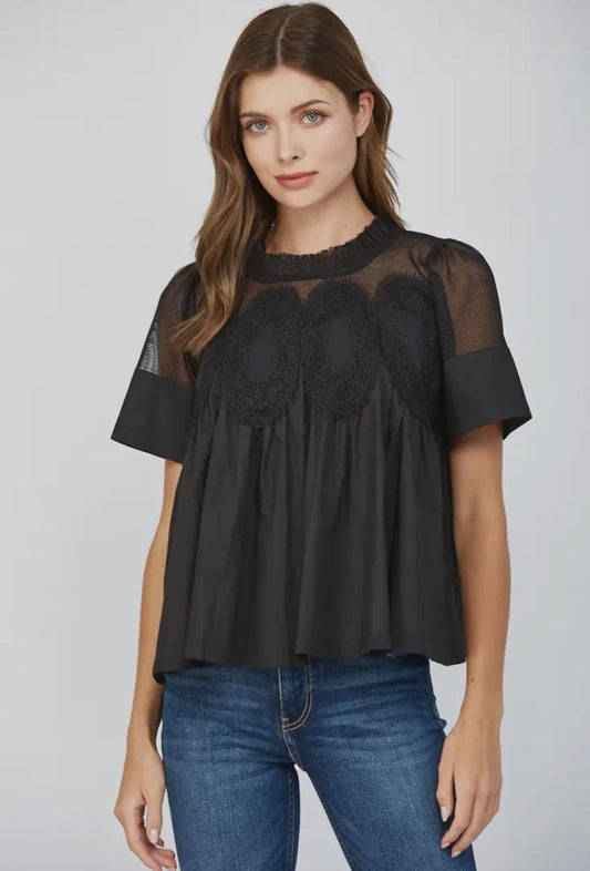 Sheer Puff Top