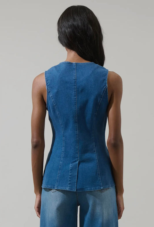 Blue Jean Baby Denim Vest